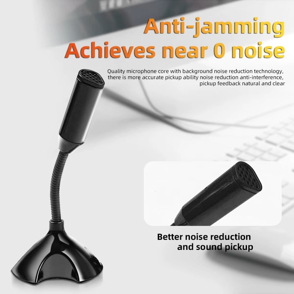 Streaming Mic Condenser - USB Microphone For Laptop And Computers