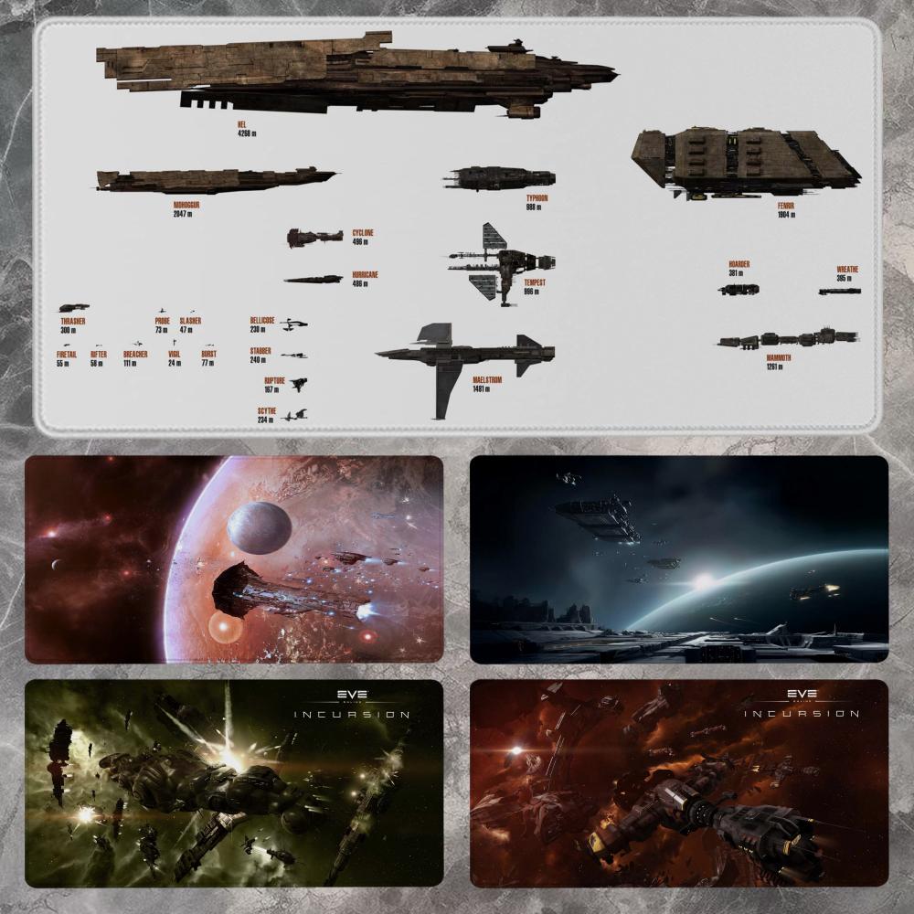 Esports Online Gaming - EVE Online Mouse Pad 90x40CM Non-slip