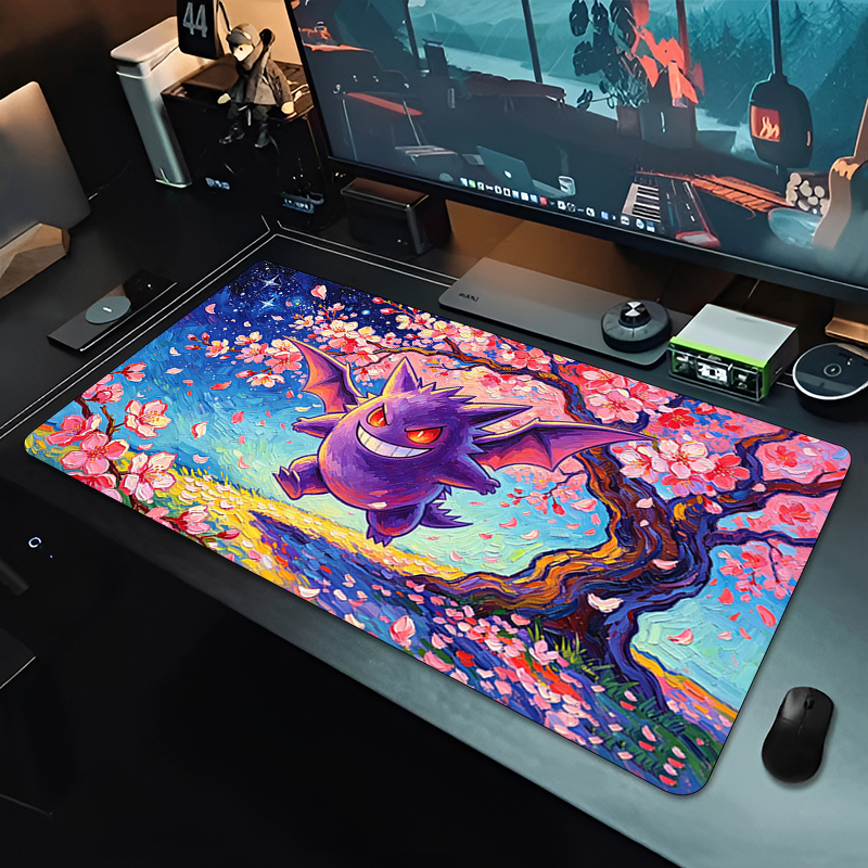 Esports Gaming Mousepad - Mouse Pad sakura Gengar Gaming Accessories