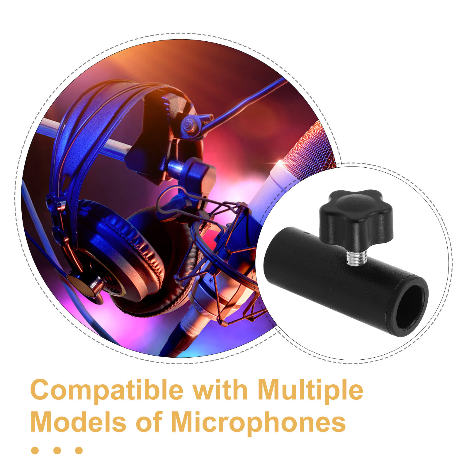 Mic Stand Thread Adapter Metal - огляд і ціна Microphone Arm Boom