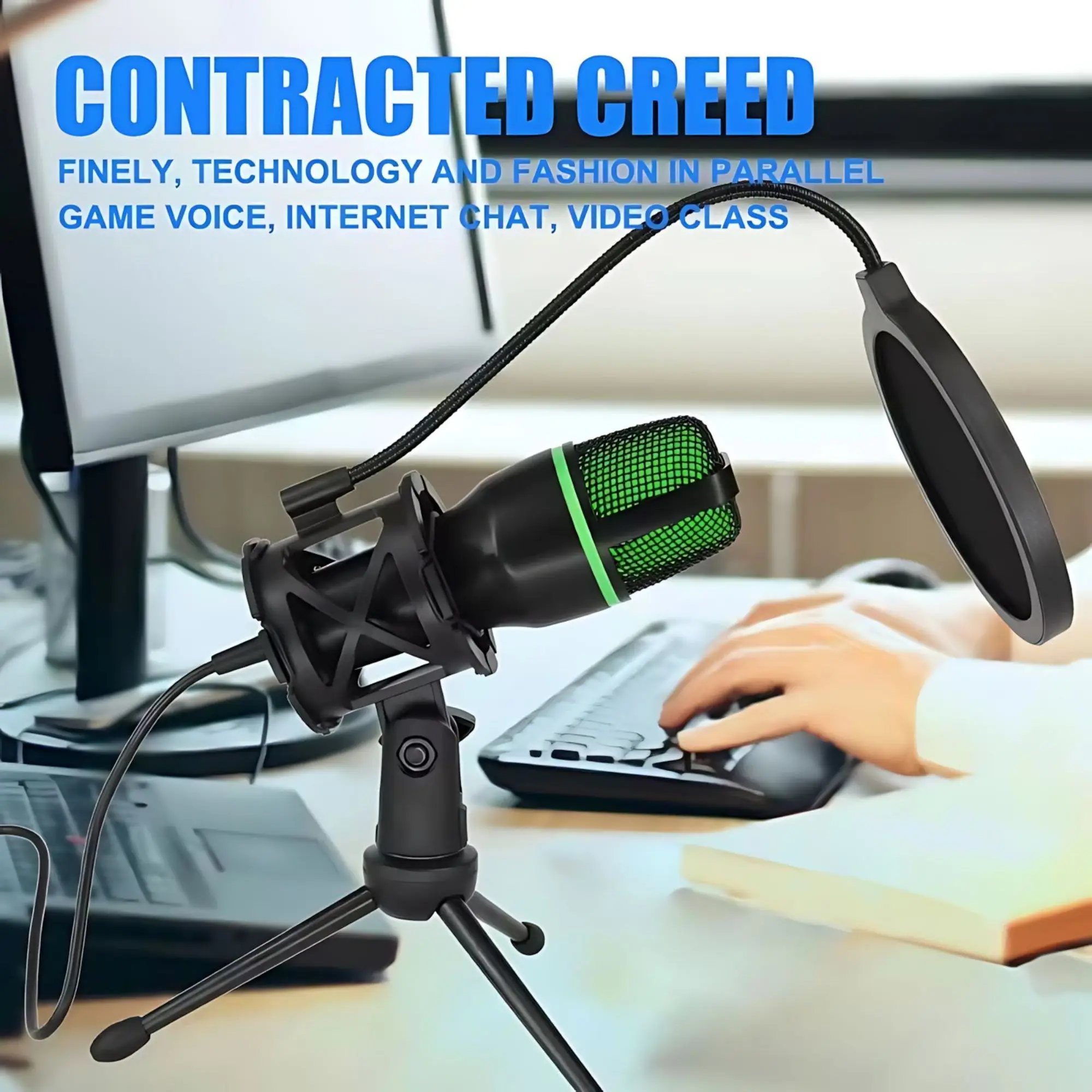 Professional USB Condenser Mic - огляд і ціна Streaming Mic Condenser