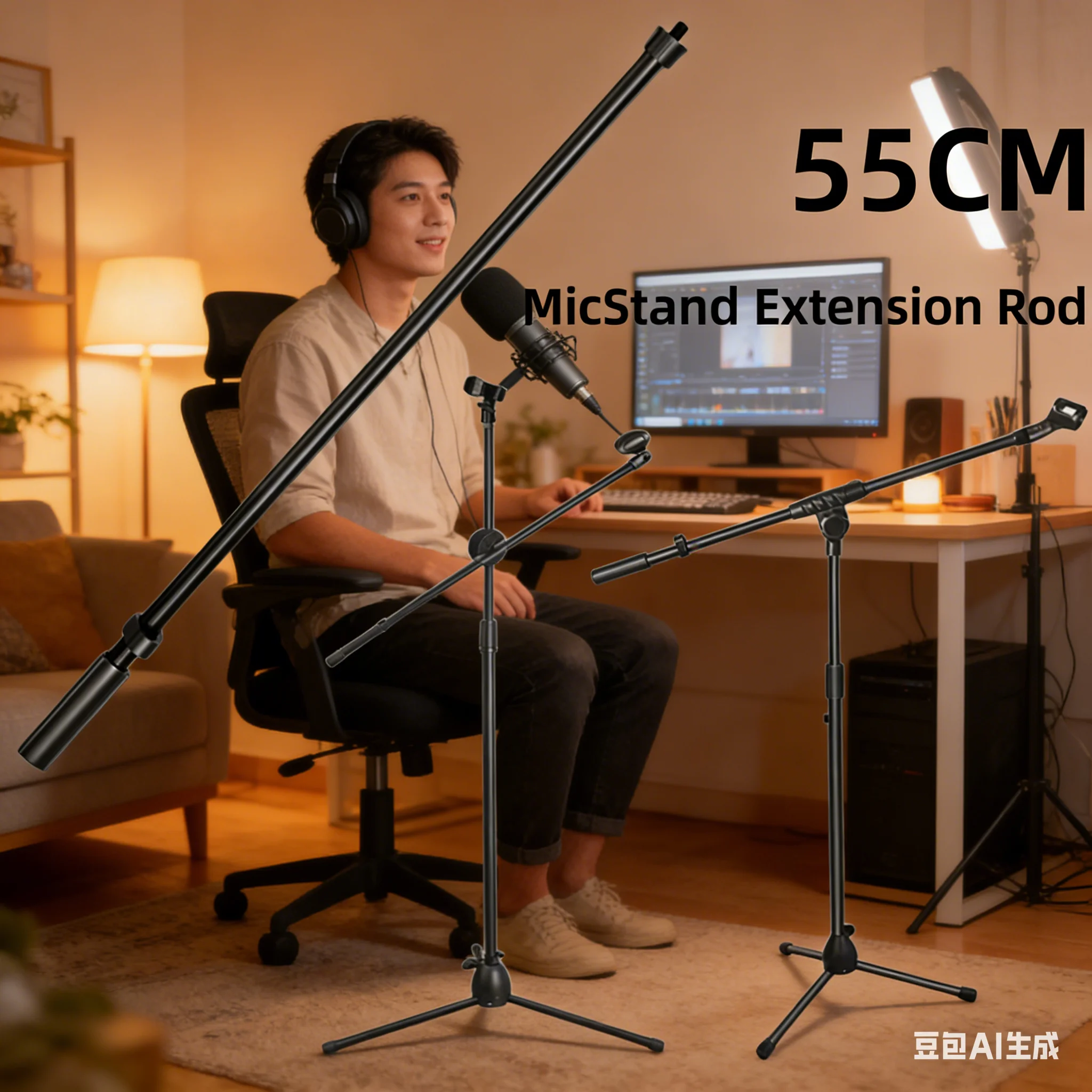Microphone Stand Arms 55CM Vid - огляд і ціна Microphone Arm Boom