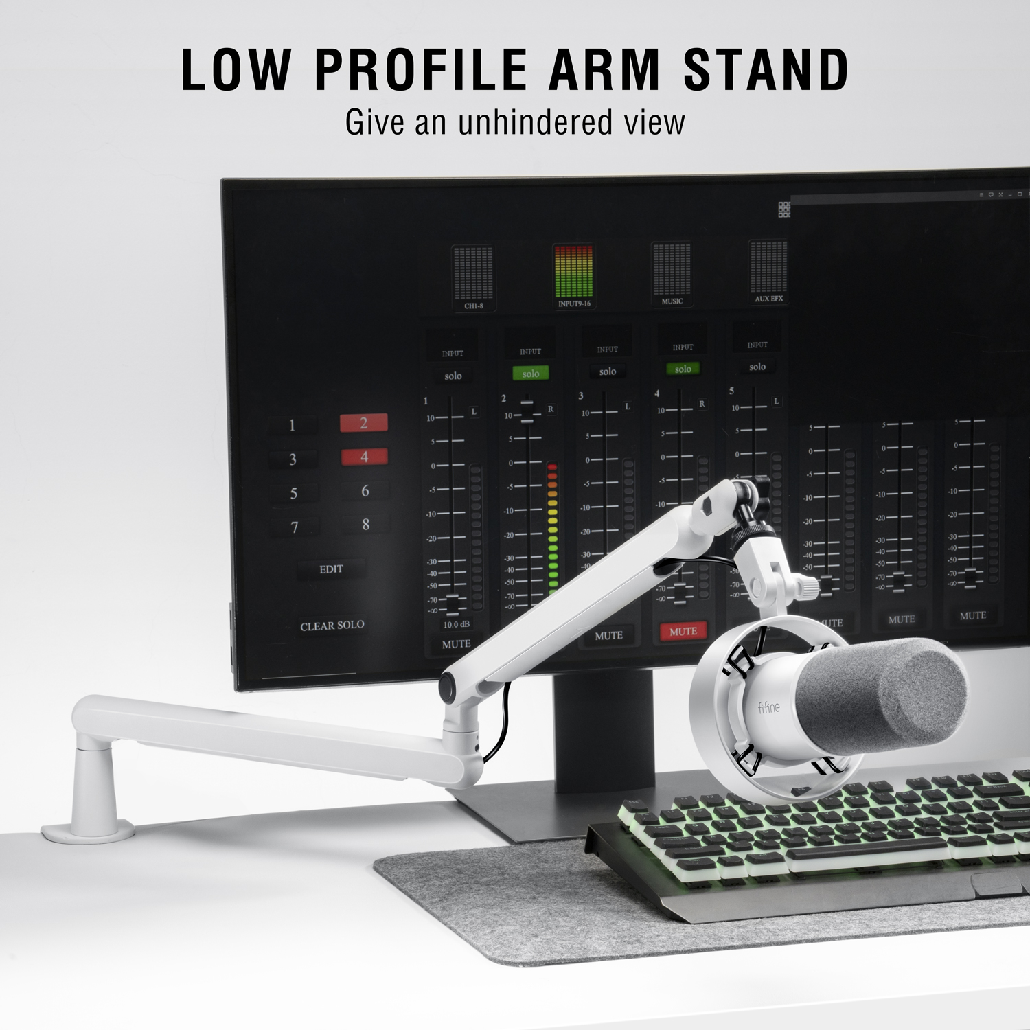 FIFINE Microphone Boom Arm, Ad - огляд і ціна Microphone Arm Boom