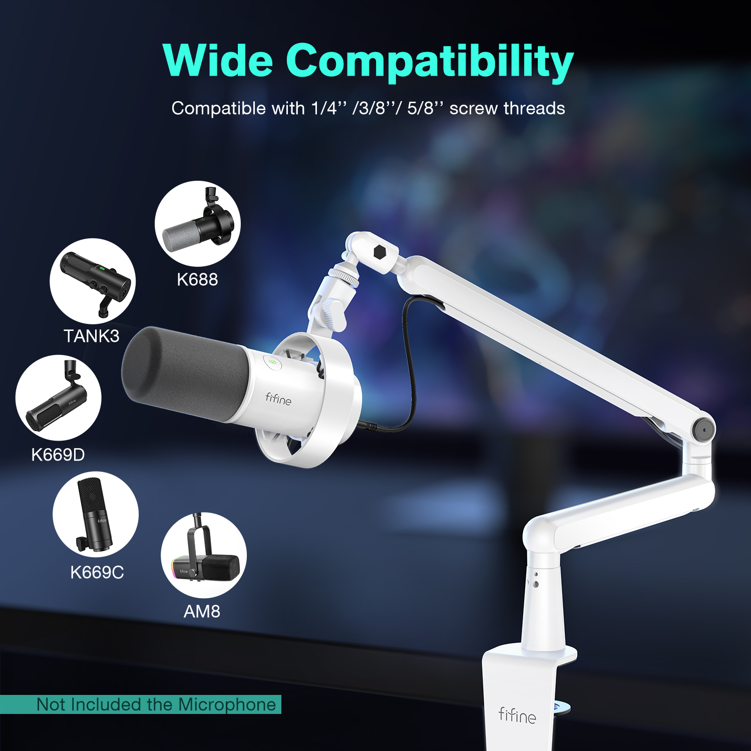 FIFINE Microphone Boom Arm, Ad - огляд і ціна Microphone Arm Boom