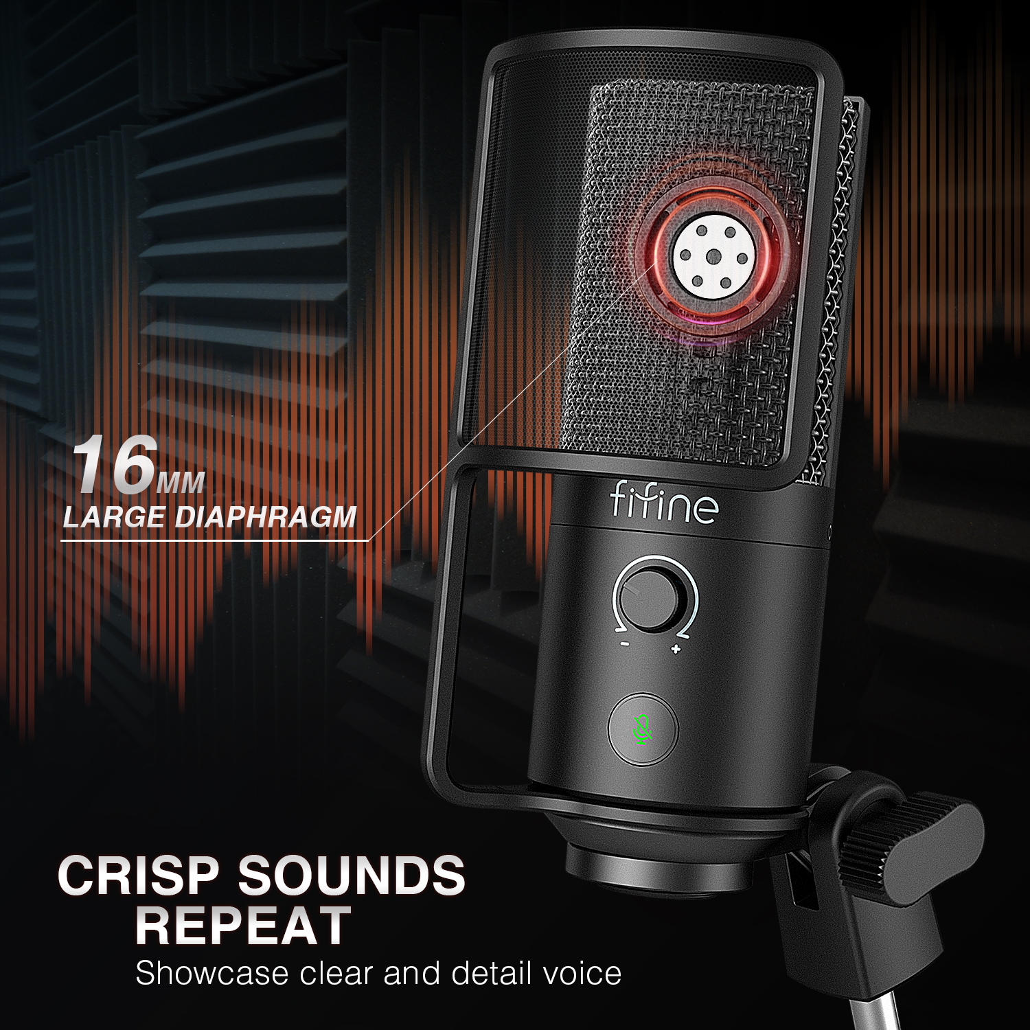 FIFINE USB Streaming Microphon - огляд і ціна Streaming Mic Condenser
