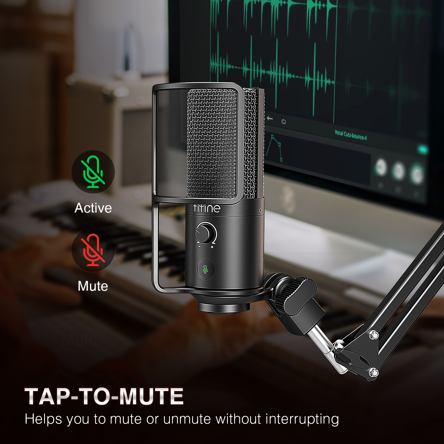 FIFINE USB Streaming Microphon - огляд і ціна Streaming Mic Condenser