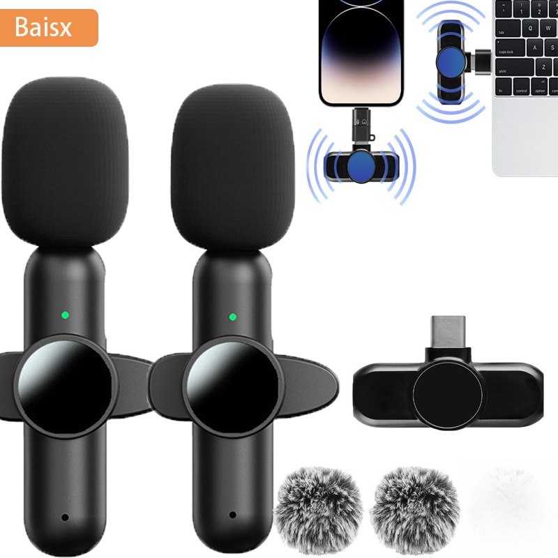 Wireless Lavalier Microphone f - огляд і ціна Streaming Mic Condenser