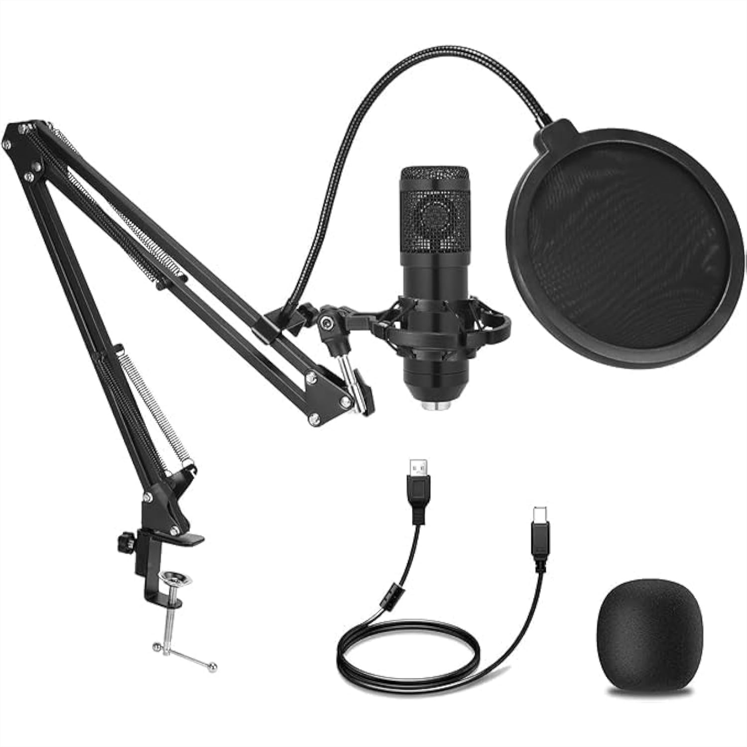 Condenser Microphone, Professi - огляд і ціна Streaming Mic Condenser