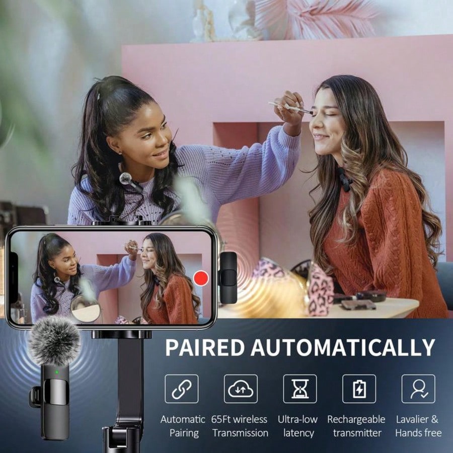 Portable Cordless Wireless Lap - огляд і ціна Streaming Mic Condenser