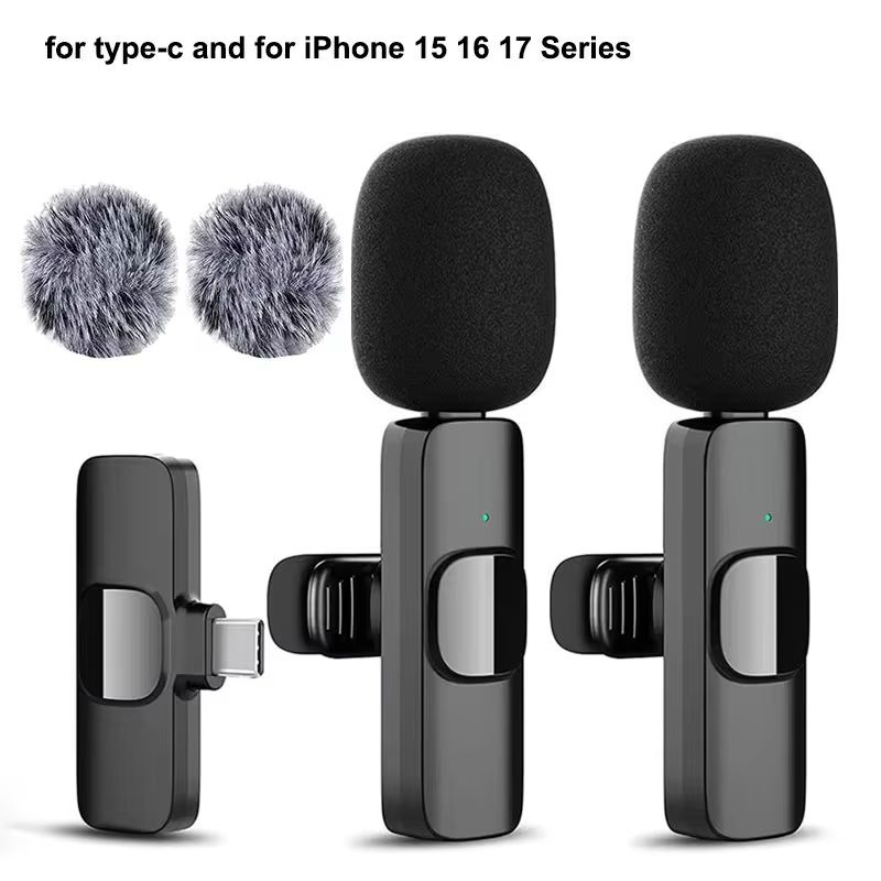 Wireless Lavalier Microphone f - огляд і ціна Streaming Mic Condenser