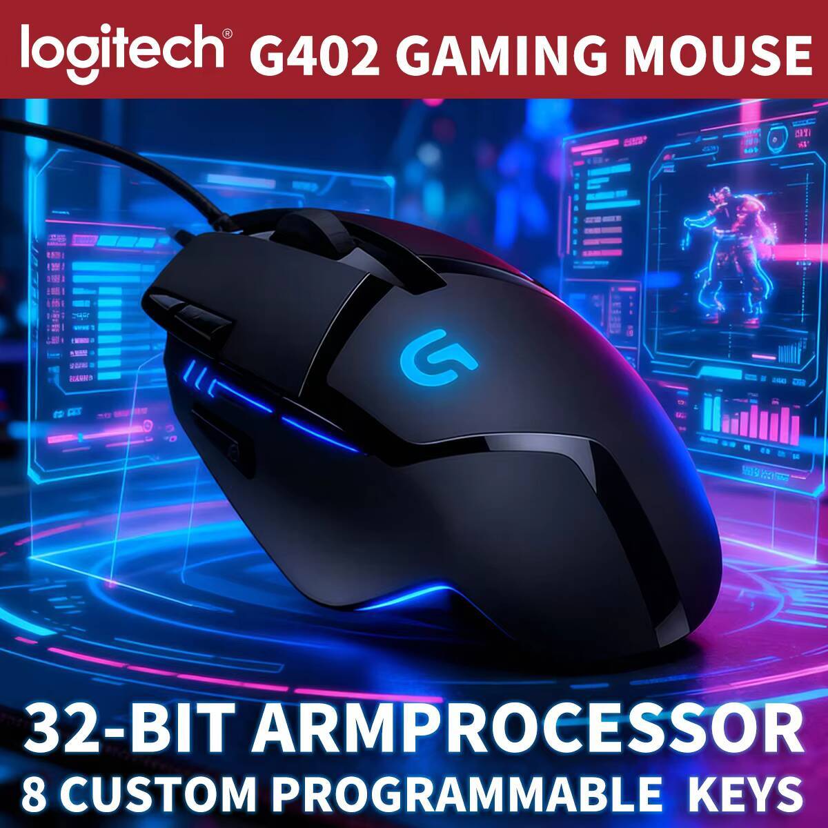 Logitech G402 Wired Mouse Delt - огляд і ціна Zero Esports Gaming Gear