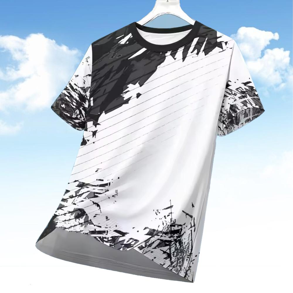 Men's 3D Geometry Print Short- - огляд і ціна Esports Gaming Sleeve