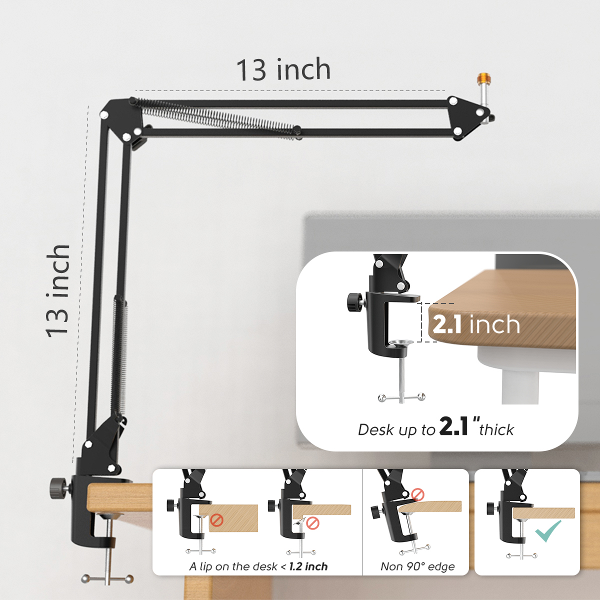 FIFINE Microphone Arm Boom,Adj - огляд і ціна Microphone Arm Boom