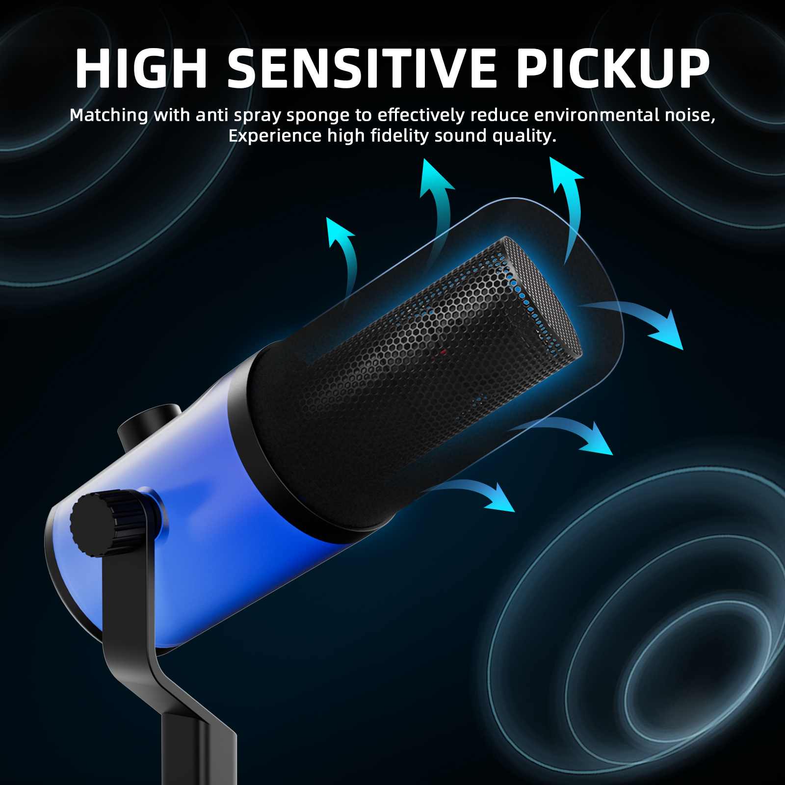 Professional USB XLR Dynamic M - огляд і ціна Streaming Mic Condenser