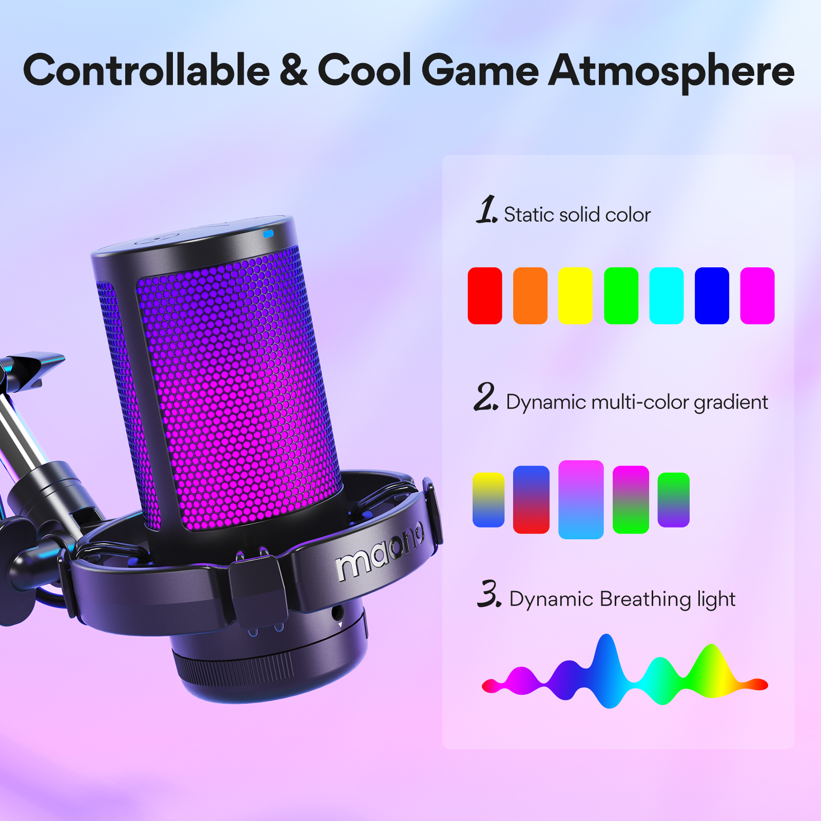 maono DGM20S Gaming USB Microp - огляд і ціна Streaming Mic Condenser