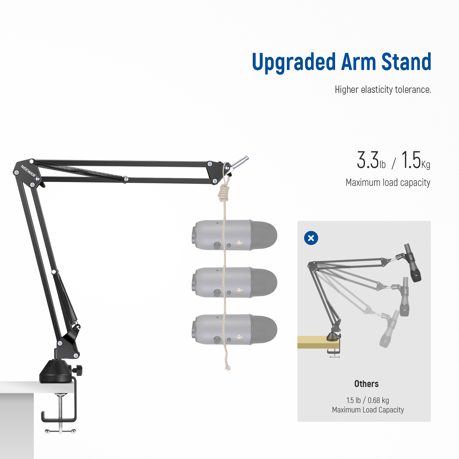 Neewer Microphone Arm Stand, S - огляд і ціна Microphone Arm Boom