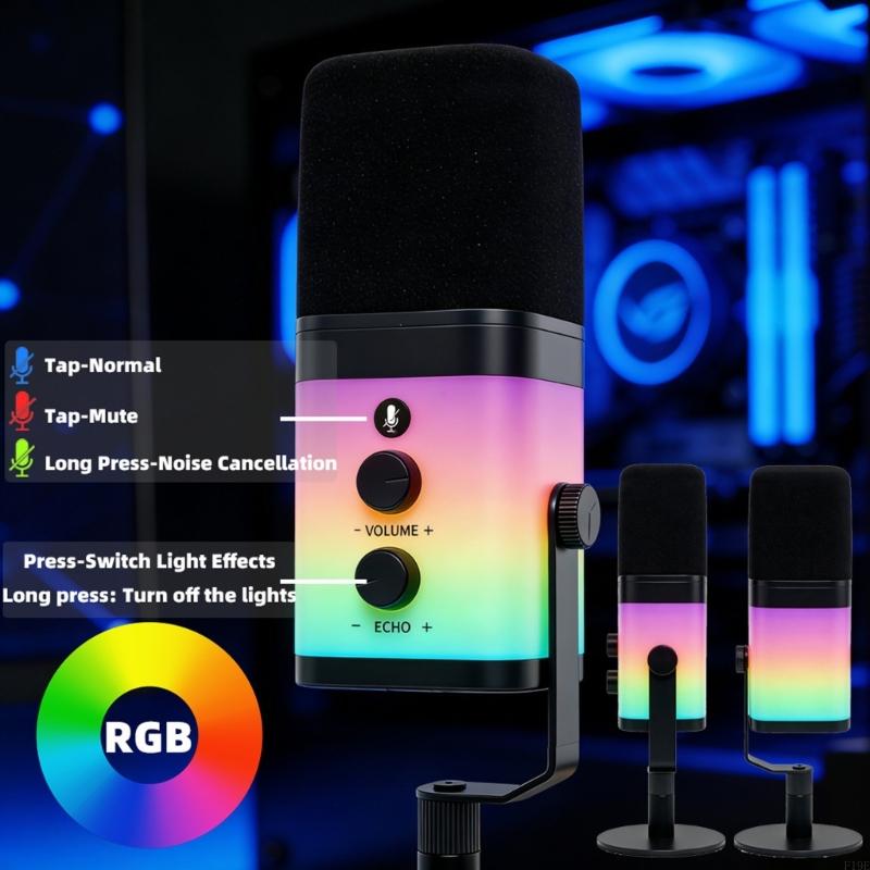 Desktop Condenser Mic With USB - огляд і ціна Streaming Mic Condenser