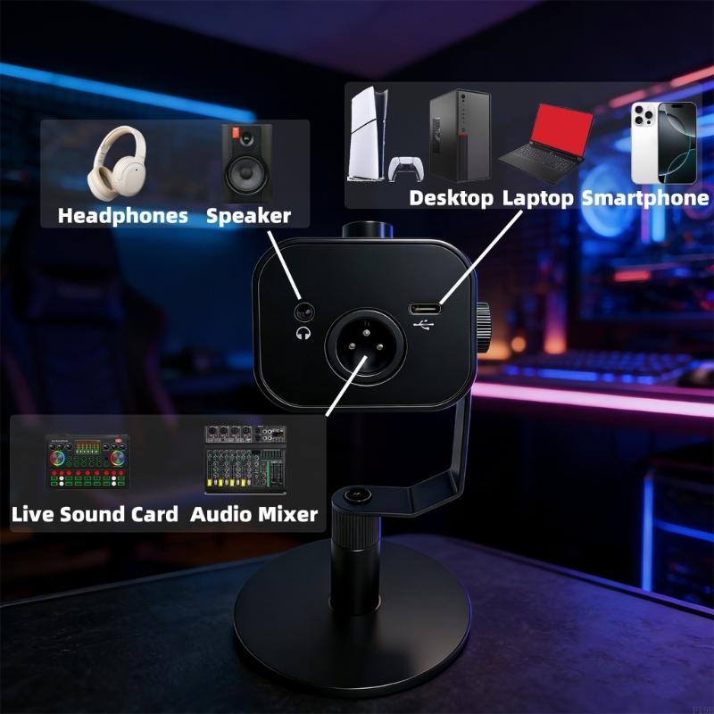Desktop Condenser Mic With USB - огляд і ціна Streaming Mic Condenser