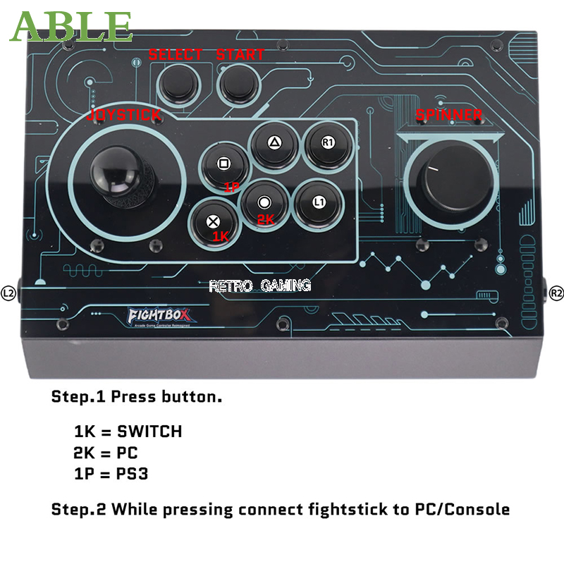 FightBox R9 Arcade Joystick wi - огляд і ціна Zero Esports Gaming Gear