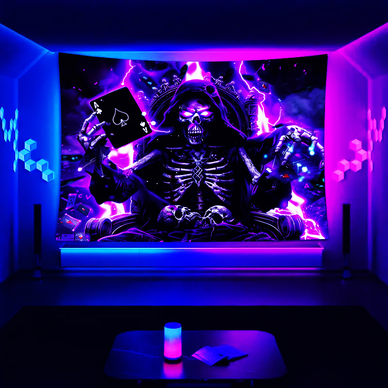 VIKAMA Dark Poker King Skull T - огляд і ціна Esports Gaming Kings