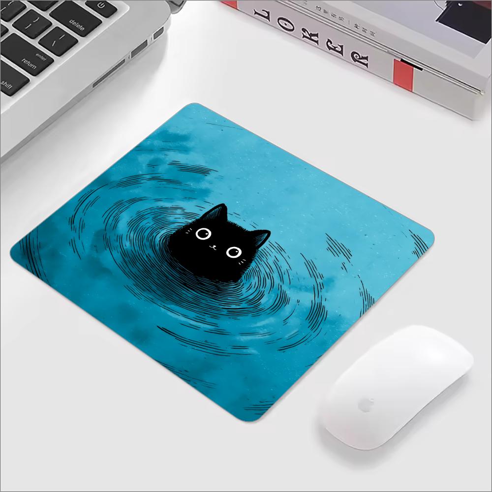 Cute Black Cat Glass Mouse Pad - огляд і ціна Esports Gaming Mousepad
