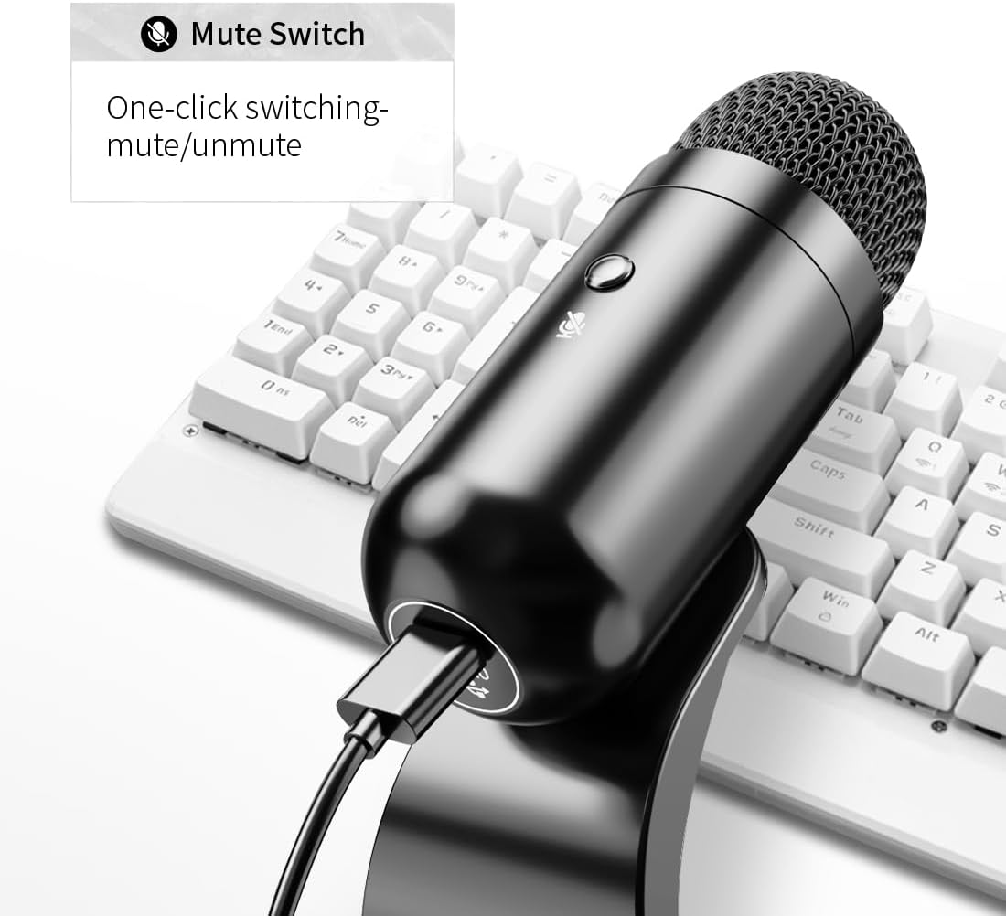 Professional USB Microphone Co - огляд і ціна Streaming Mic Condenser