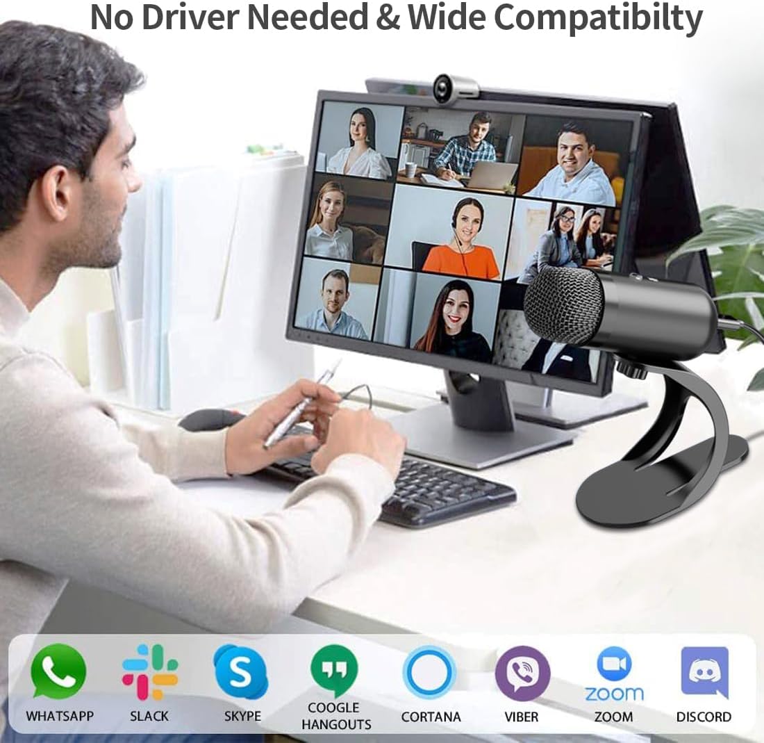 Professional USB Microphone Co - огляд і ціна Streaming Mic Condenser