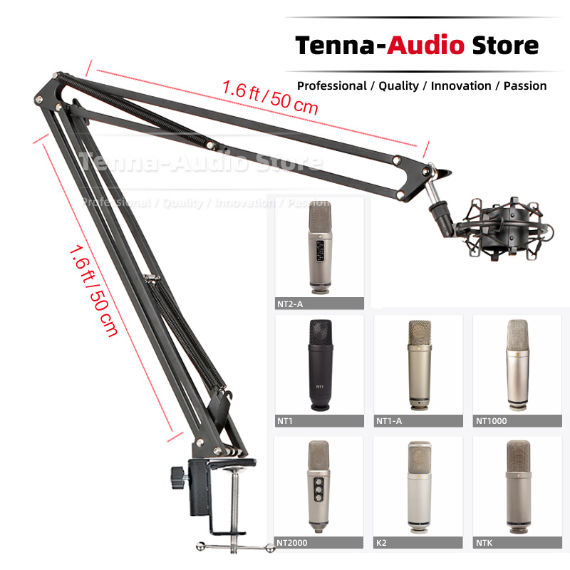 Tabletop Suspension Scissor Bo - огляд і ціна Microphone Arm Boom