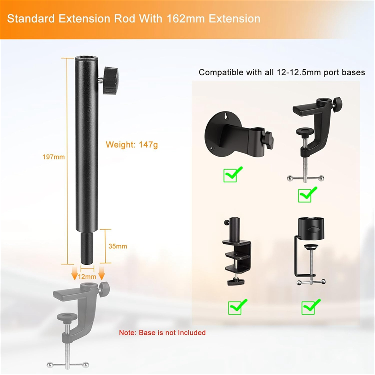 ABGQ Microphone Boom Arm Exten - огляд і ціна Microphone Arm Boom