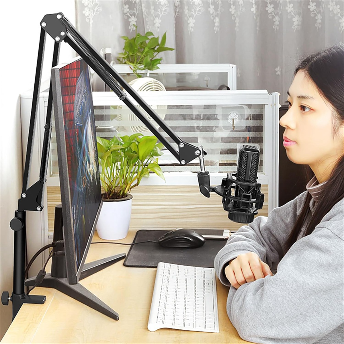 ABGQ Microphone Boom Arm Exten - огляд і ціна Microphone Arm Boom