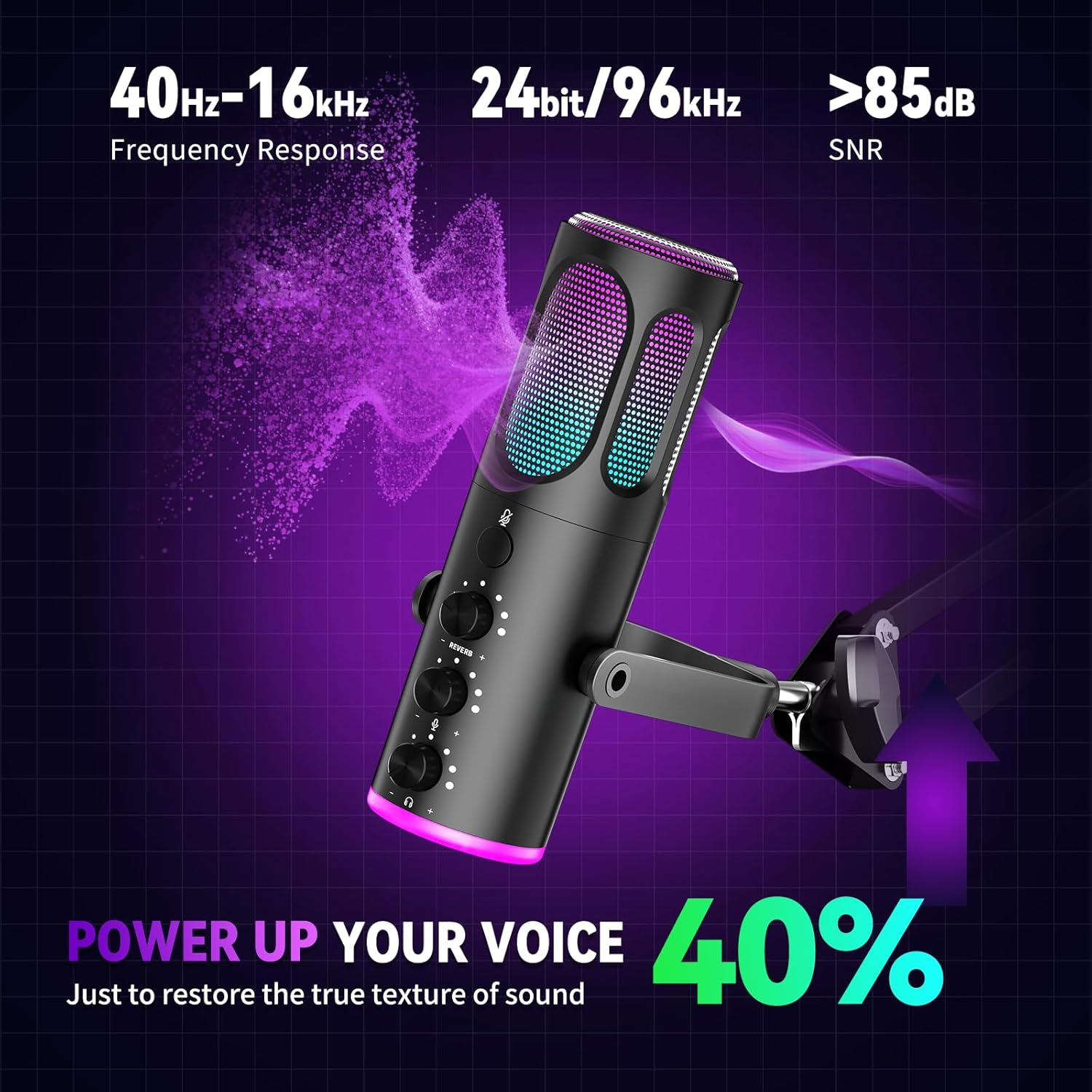 USB Gaming Microphone For PC P - огляд і ціна Microphone Arm Boom