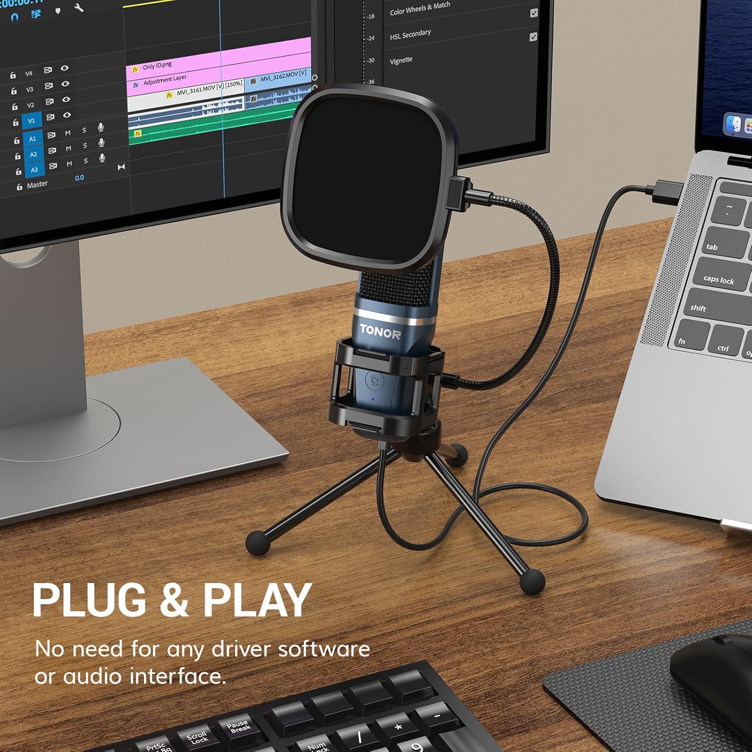 USB Podcast Microphone, Cardio - огляд і ціна Streaming Mic Condenser