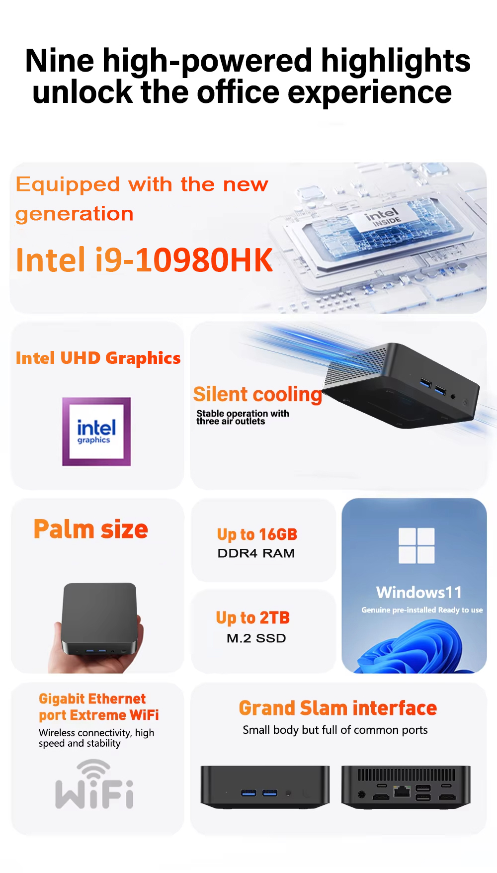 Protable Intel i9-10980HK Mini - огляд і ціна Esports Gaming Sleeve