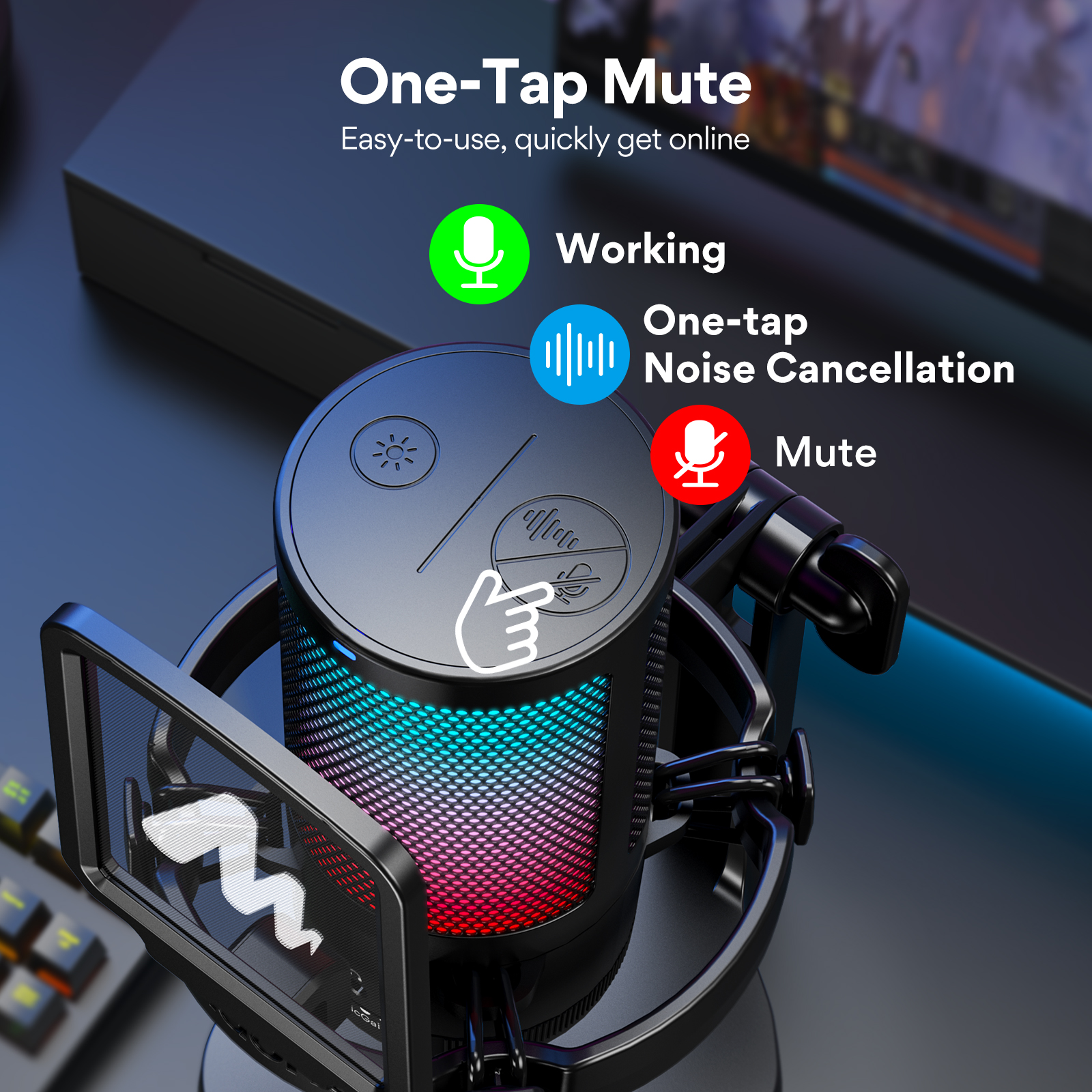 MAONO DGM20 Gaming Microphone  - огляд і ціна Streaming Mic Condenser